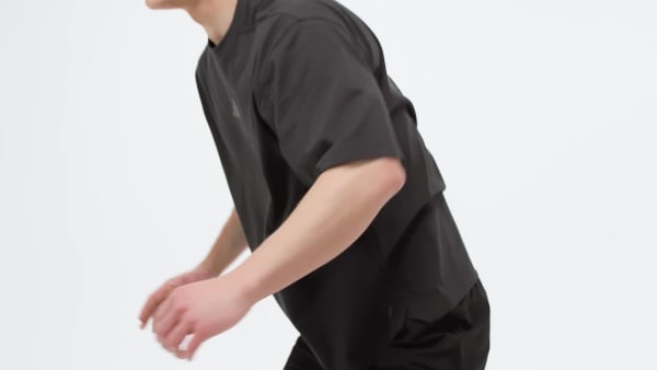 Preto T-shirt de Treino Oversize PrimeLift