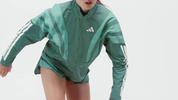 Verde Chaqueta de Running Adizero Archive