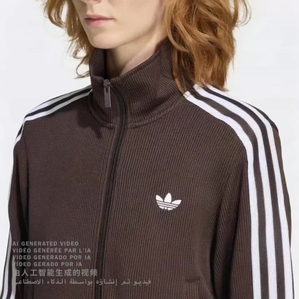 Brown 파이어버드 아디컬러 니트 트랙 탑