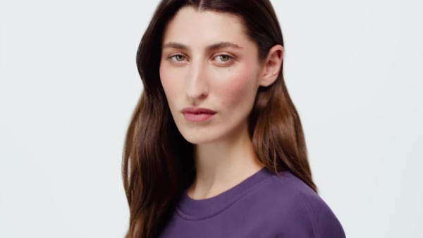 Essentials Fleece Long Oversized Crew Sweatshirt