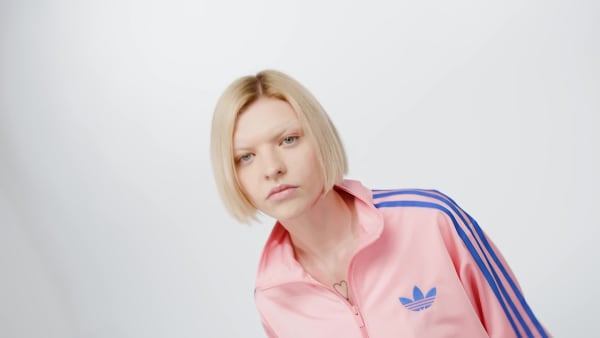 Rosa Adicolor Classic Firebird Loose Originals Jacke