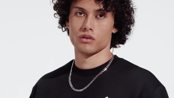 Black Stadium Fleece Badge of Sport Sweatshirt