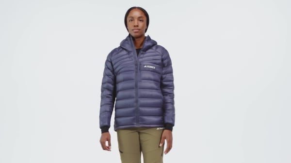 Μπλε Terrex Xperior Cold.Rdy Down Hooded Jacket