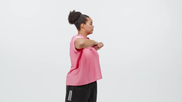 Pink Own The Run Tee (Plus Size)