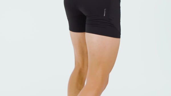 Negro Calzas Cortas de Running Adizero con Bolsillos