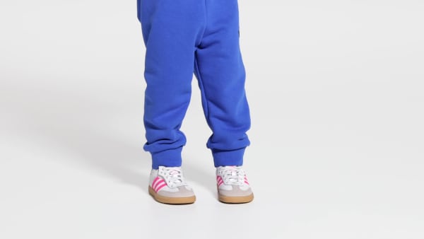 Hvid Samba OG Comfort Closure Elastic Lace sko til børn