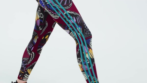 Nero Leggings adidas X Farm 7/8