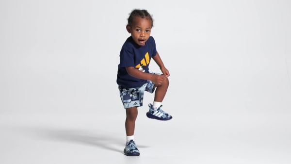 Blu ADIDAS DISNEY MICKEY MOUSE MONOFIT TRAINER SHOES INFANTS