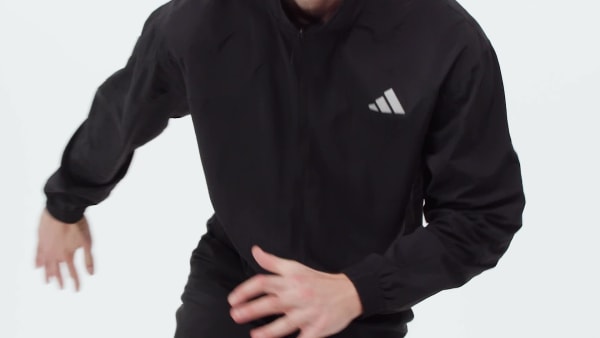 Schwarz adi365 Cheering Jacke