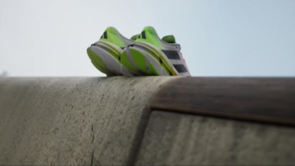White Adistar Byd Running Shoes