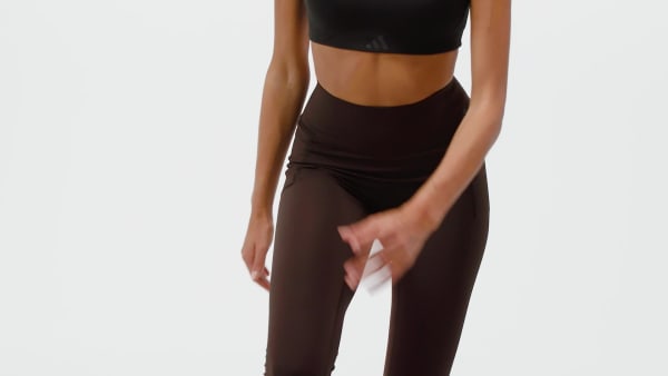 Marron Mallas largas de entrenamiento Optime