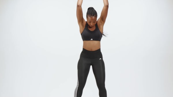 adidas TRLD Impact Training High Support Sports Bra, Black at John Lewis &  Partners