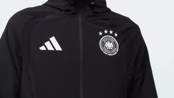 Black Germany Tiro Travel Full Zip 윈드브레이커