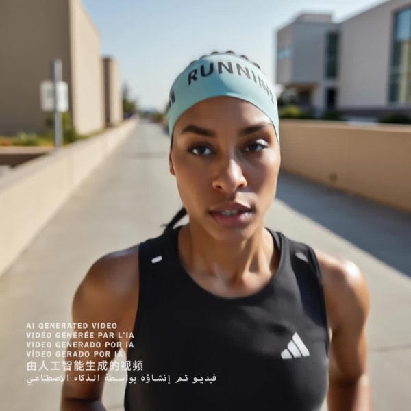 Turquoise Running Climacool Headband