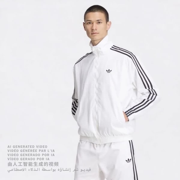 White 파이어버드 우븐 트랙 탑