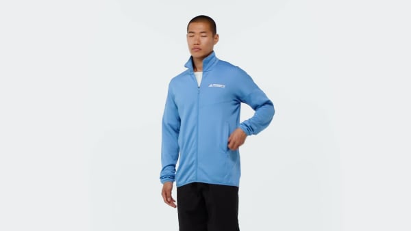 Niebieski Kurtka Terrex Xperior Climawarm Light Fleece