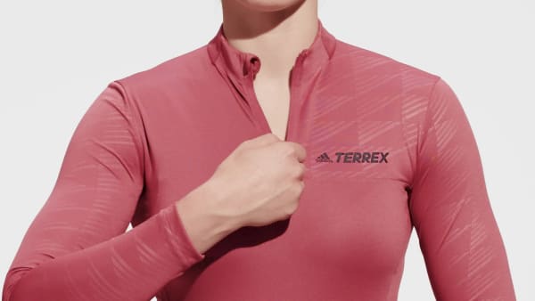 Rot TERREX Multi Half-Zip Longsleeve