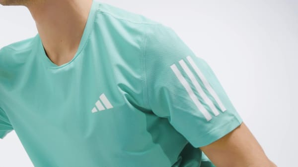 Turquoise Own the Run Tee