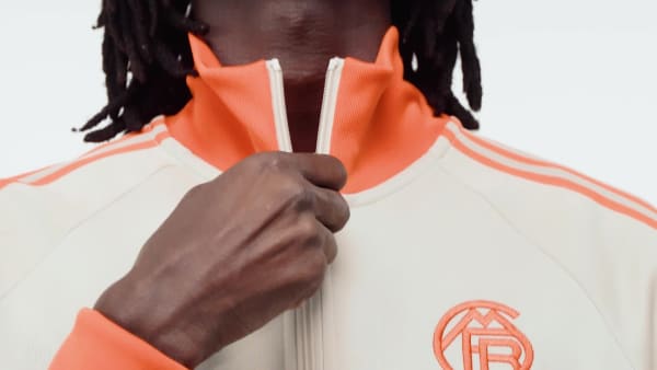 Beige Veste de survêtement FC Bayern Originals