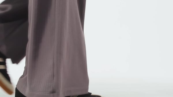 Abu-abu celana Lebar Essentials Winterized Rib