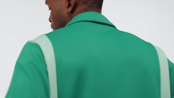 Verde Chamarra Deportiva Adicolor Panel