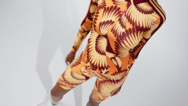 Amarillo Camiseta manga larga adidas x FARM