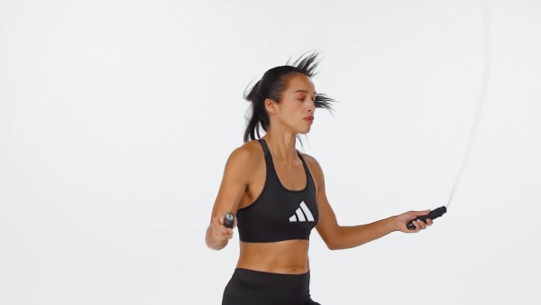 Black Powerreact Graphic Bra