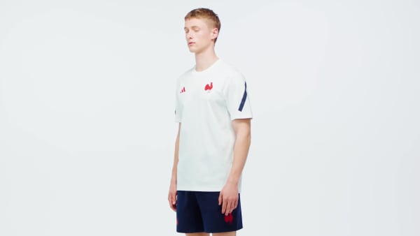 Wit Frankrijk reis-T-shirt