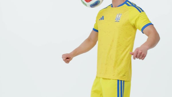 Amarillo Camiseta primera equipación Ucrania 26