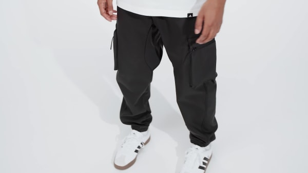 Schwarz City Escape Premium Cargohose