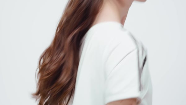 Vit adidas Originals Campus 2000 Off Shoulder T-Shirt