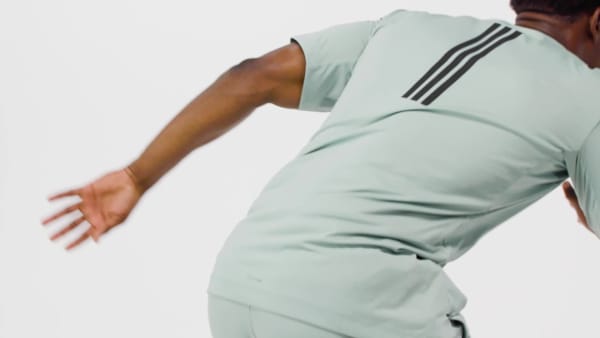 Verde T-SHIRT D4T PrimeLift 3 STRIPES