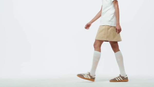 Beige Firebird Utility Mini Skirt