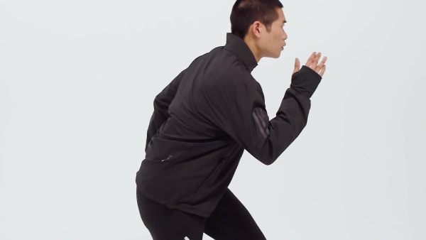 Negro Chaqueta Winterized Own The Run