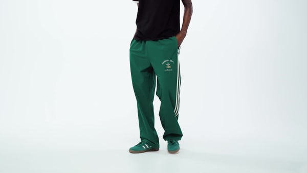 Green adidas Originals Dept. Woven Firebird Track Pant