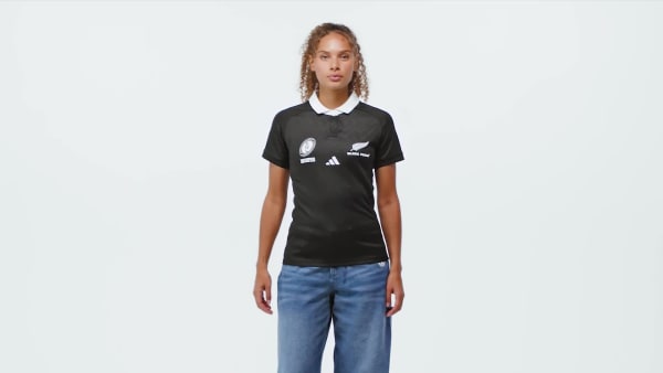 adidas Black Ferns Home Jersey - Black | Free Shipping with