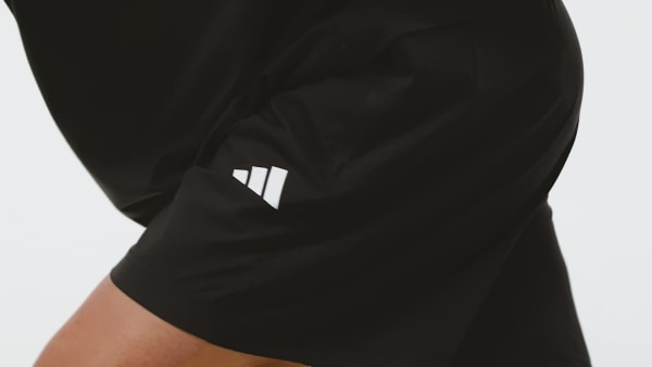 Preto SHORT DE MALHA WORKOUT ESSENTIALS BASE