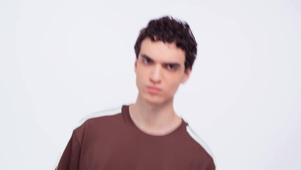 Marron T-shirt oversize Adicolor