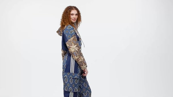 Niebieski Bluza dresowa adidas x FARM Rio Premium