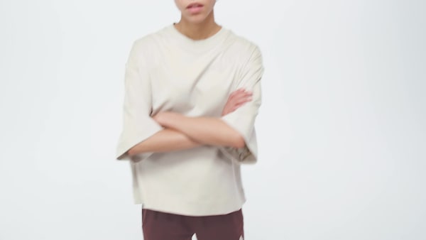 Beige T-shirt ample Soft Lux