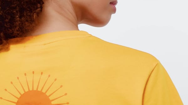 Laranja Camiseta Estampada adidas x FARM
