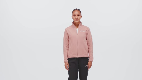 Pink Multi Essentials Full-Zip Fleece Jacket