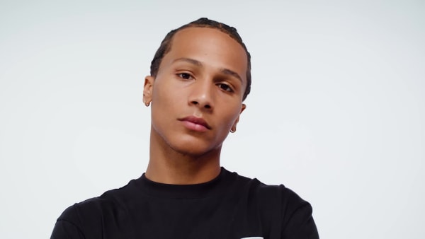 Preto T-shirt Larga Wabash