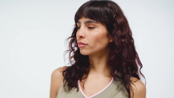 Green adidas Originals V-Neck