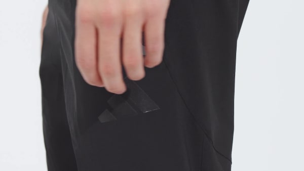 cerná Real Madrid Tiro 25 Competition Vis Tech Travel Pants