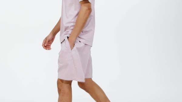 Purple Trefoil Essentials+ Dye Woven Shorts