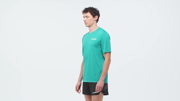 สีเขียว เสื้อยืด Terrex Xperior Climacool+