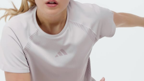 Purple Seamless Knitted Tee