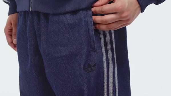 Bla Adidas Adicolor Loose træningsbukser Denim Stone