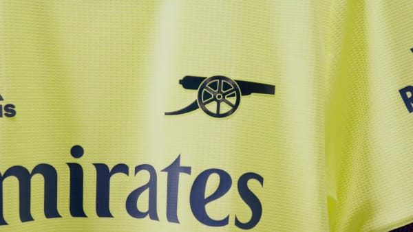 Gul Arsenal 21/22 Away Authentic Trøye IDE56